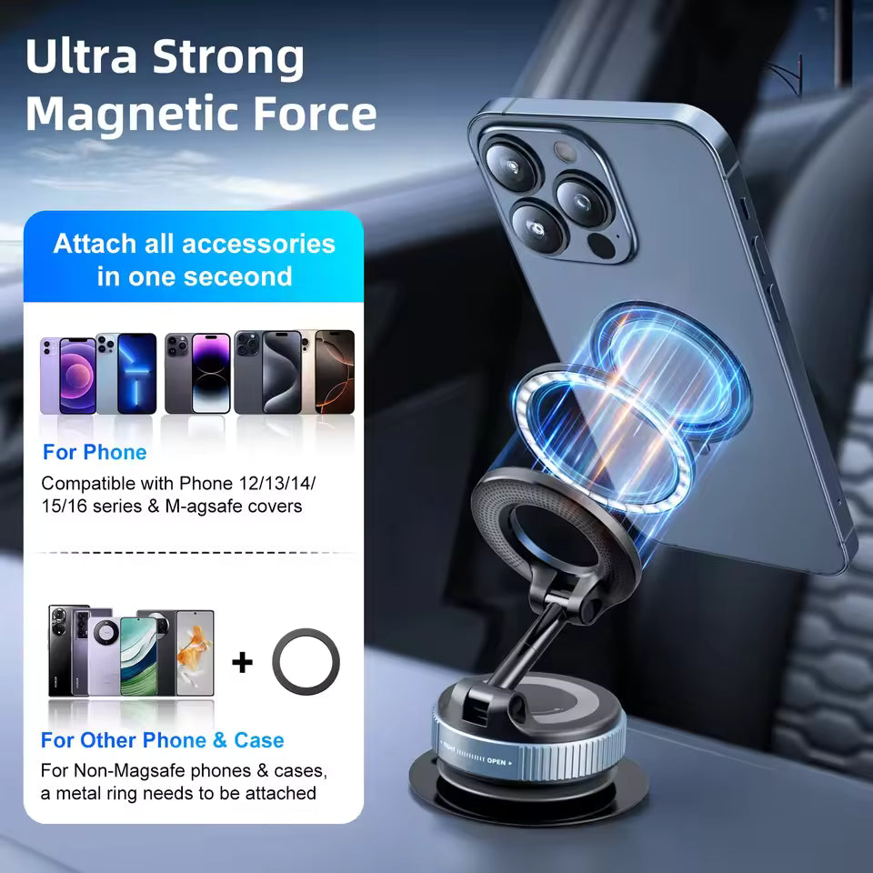 magnetic suction phone holder